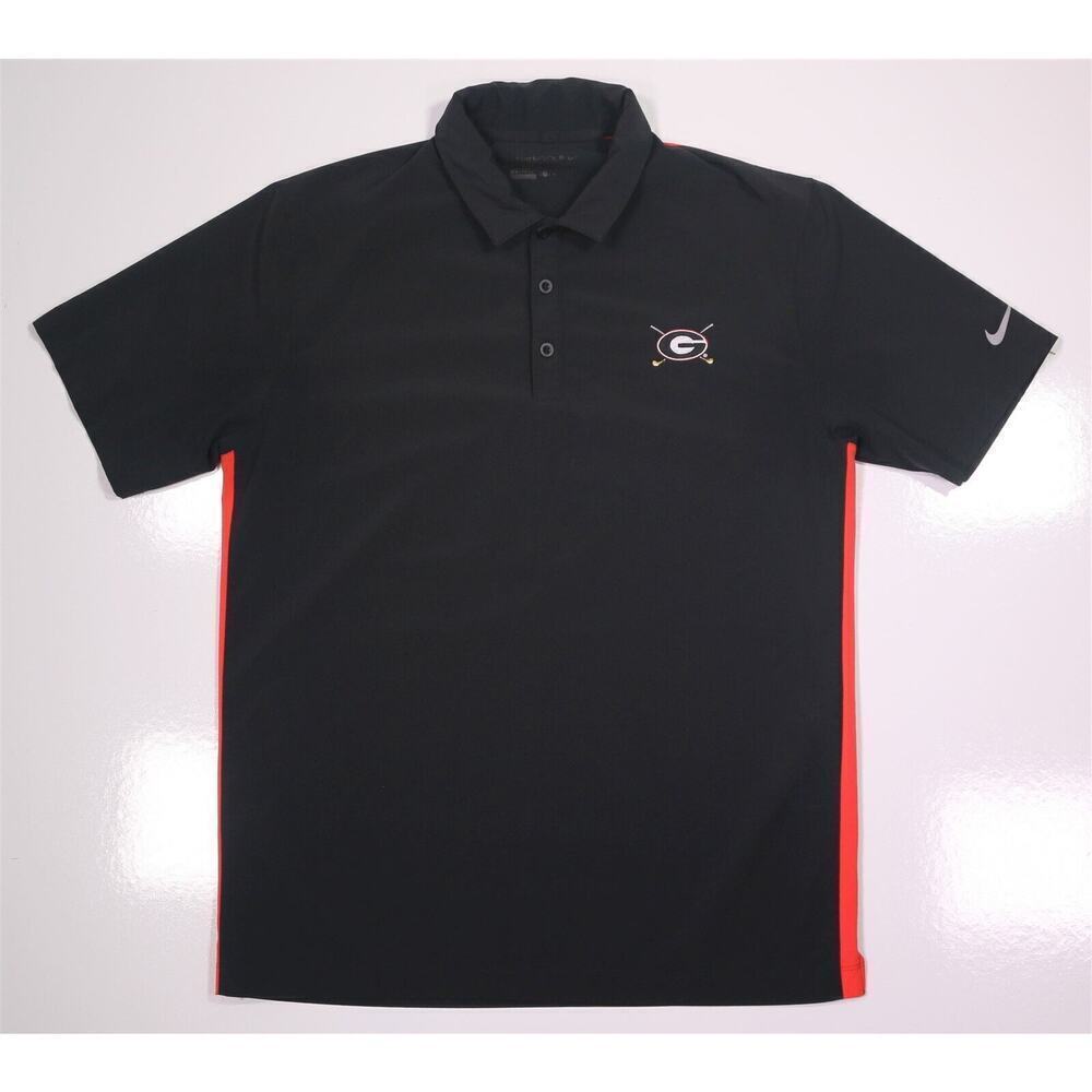 Nike Golf UGA Georgia Bulldogs Golf Team Tour Performance Polo Shirt Men's M - Picture 2 of 6